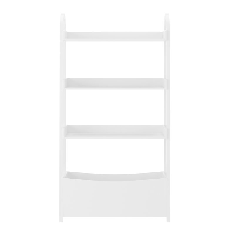 Aurey Kids Storage Bookshelf With 3 Open Shelves And Lower Storage Compartment