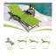 Chaise longue inclinable simple 67,32 po Naik