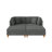 Seemab 79.6" W Corduroy 4-Piece Upholstered Reversible Sectional-2000931633