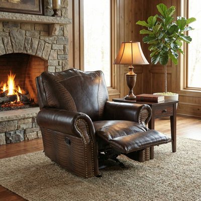 Faux Leather Recliner