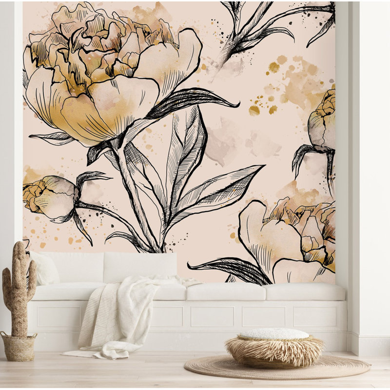 Peel & Stick Wall Mural, 8.34' W x 8.34' L