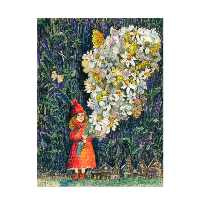 Art sur toile «Boling Olga Grebennik», H 19 po x l 14 po