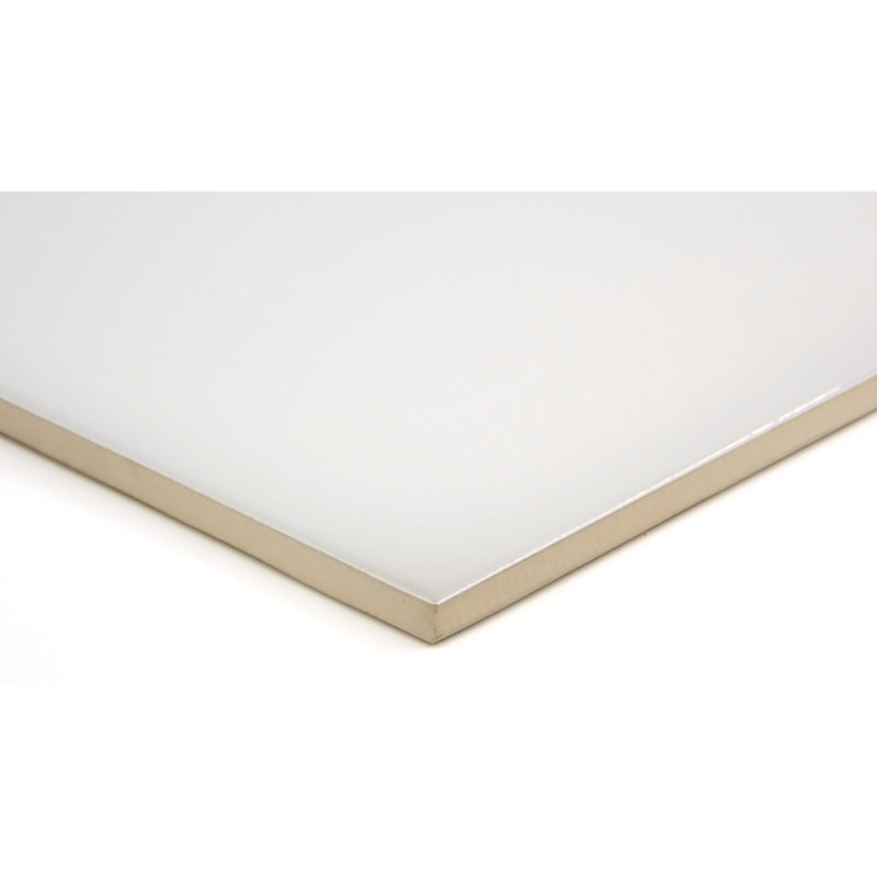 Colori Ivory 10 in. x 30 in. Glossy Ceramic Wall Tile (14.13 sq. ft./Case), White