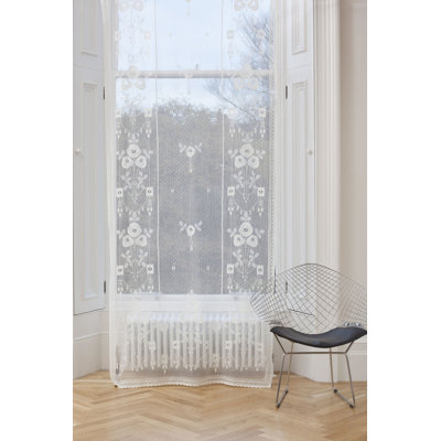 Benjamon Slot Top Sheer Curtain