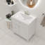 Meuble-lavabo simple 30 po avec comptoir en céramique Sharidan-310319302