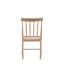 Laneise 46cm H Solid Wood Slat Back Side Chair in Brown-345671046