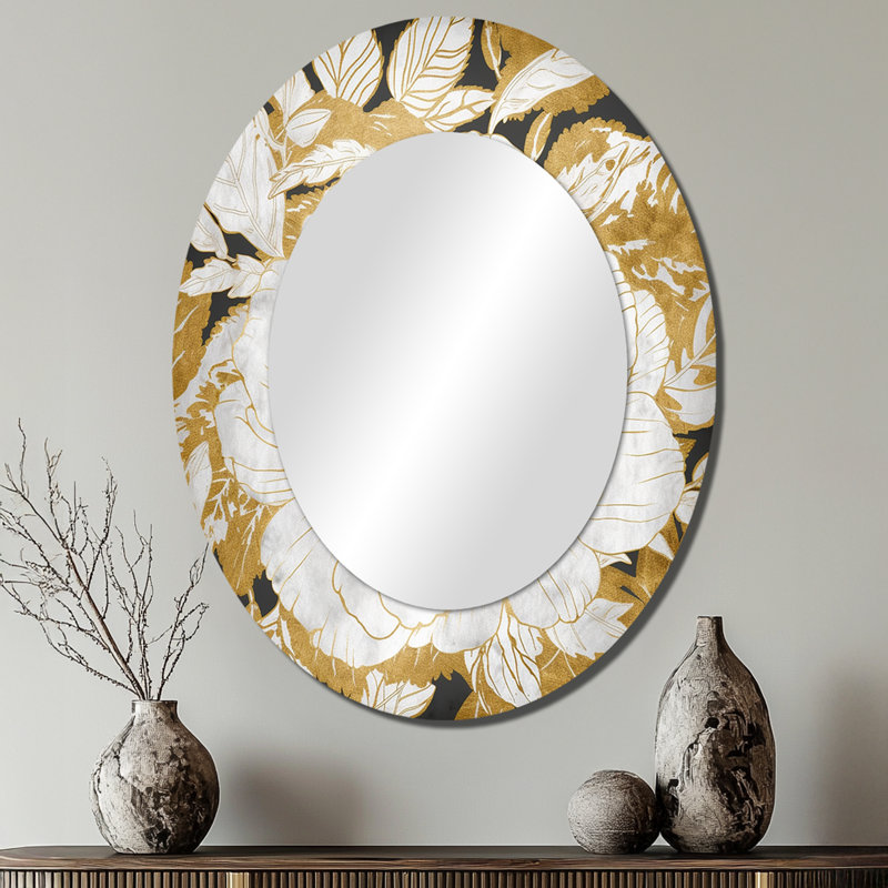 Miroir mural blanc exquis, 40 po x 30 po