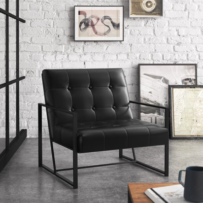 Billings Faux Leather Armchair