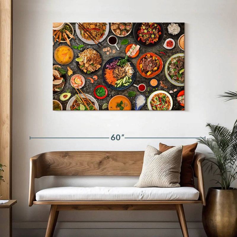 Cuisine asiatique, H 30 po x l 45 po