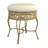 Kaye Backless Metal Vanity Stool