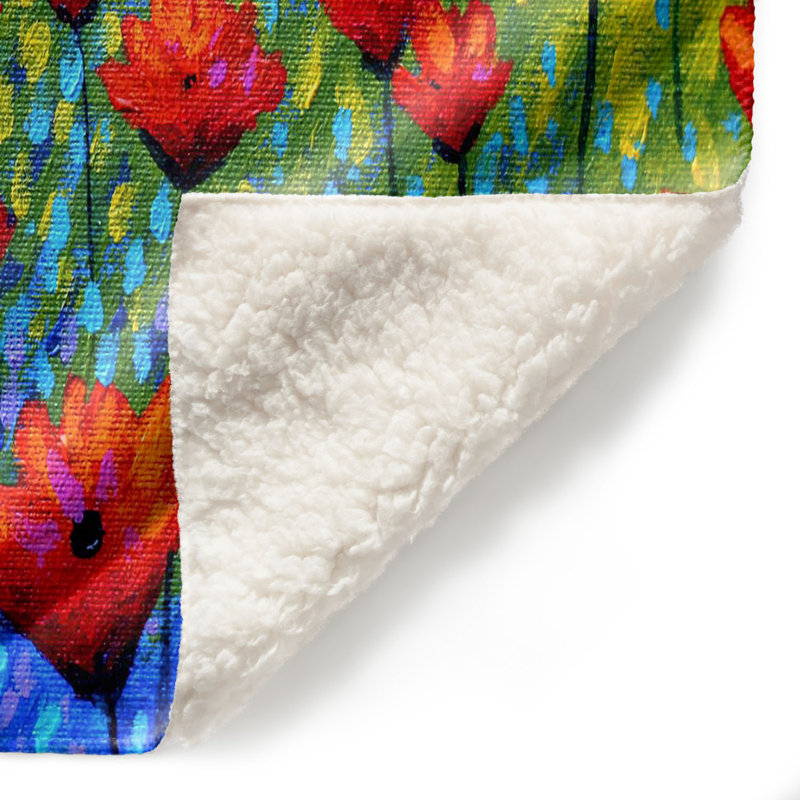 Couverture sherpa douce twilight, l 68 po x L 80 po