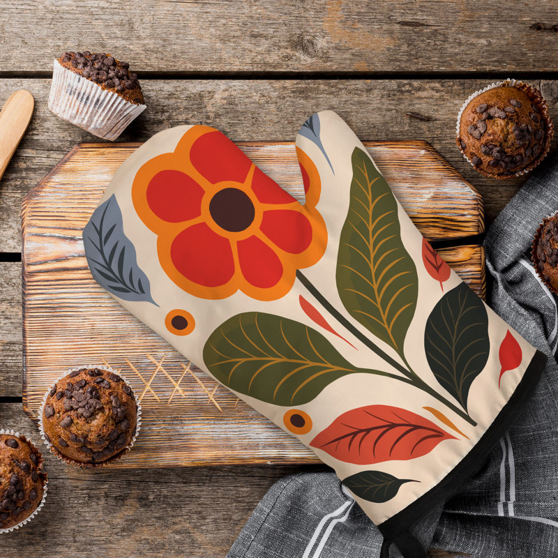 Sergé de coton Flora Glow Oven