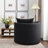 40" Wide Down Fill Cushions Fully Assembled Swivel Barrel Chair in Revolution Performance Fabric-368330767