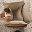 Fauteuil surdimensionné en chenille de style moderne avec méridienne simple pour salon-880254585