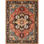 High-Quality Hand-Knotted Red And Blue Area Rug-1549640800