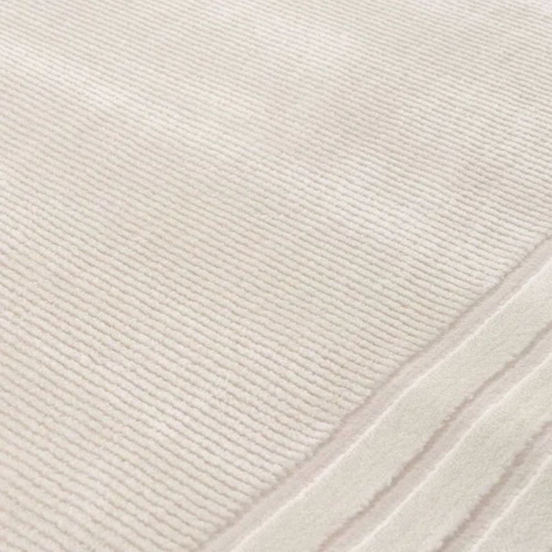 Carmel Modern Bordered Cream Area Rug, Runner 80 x 300 cm