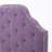 Purple Twin Headboard Featuring Sophisticated Button Tufting And Nailhead Border With Fashionable Accents-400780178