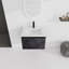 Meuble-lavabo mural 24 po avec lavabo en céramique et porte d'armoire à fermeture en douceur, ensemble KD-238638126