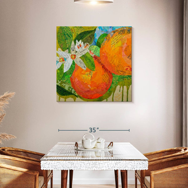Yarlin, Floride, oranges, H 36 po x l 36 po