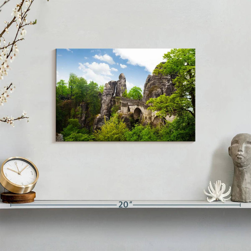 Lilie German Bastei Bridge, 8" H x 12" W