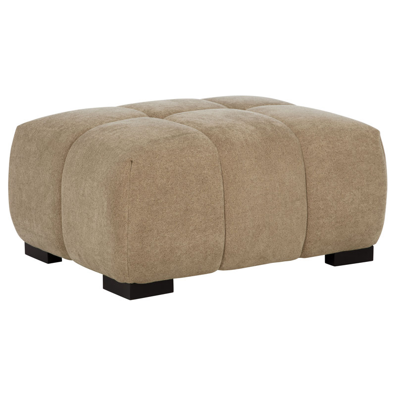 Octavia Upholstered Rectangular Ottoman Camel, Camel