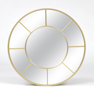 Antes Iron Round Wall Mirror