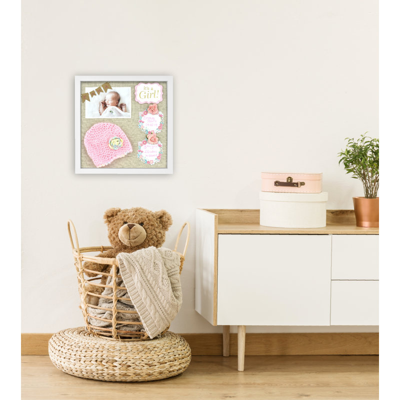 Deges Matte Shadow Box Picture Frame, 12" x 12", White