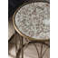 Everett Glass Top End Table