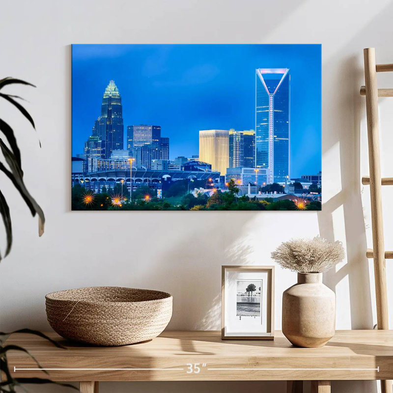 Kavia Charlotte City Skyline, H 16 po x l 24 po