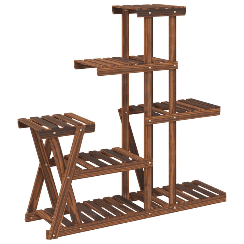 Atiana Plant Stand, Carbonised brown