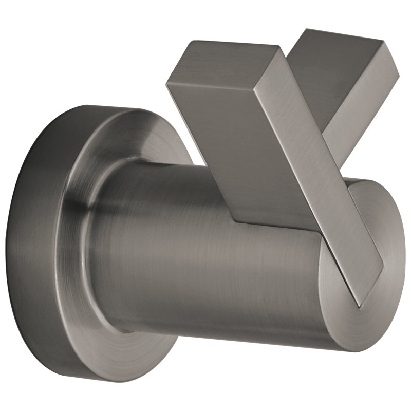 Litze® Double Robe Hook, Luxe Steel