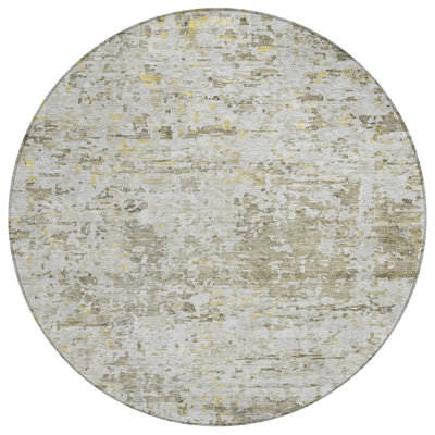 Suri Brown Washable Indoor-Outdoor Rug - 