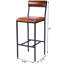 Lazarus Leather & Metal Bar & Counter Stool-927068422