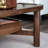 walnut antique-style coffee table