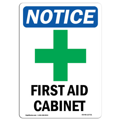 First Aid Cabinet Sign