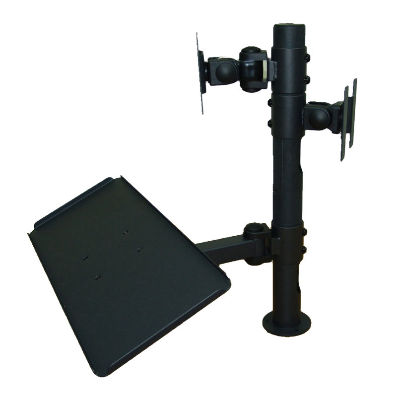 Claudette Back to Back Universal 2 Screen Desk Mount