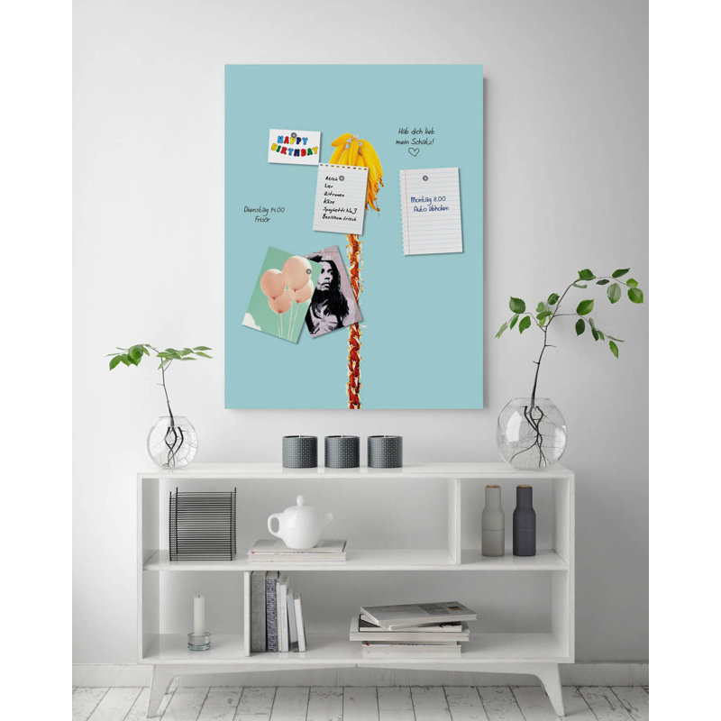 Magnetic Glass Photo Memo Board