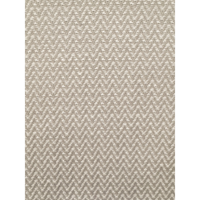 Natural Beige Herringbone Bay Indoor Outdoor Table Runner 14x72