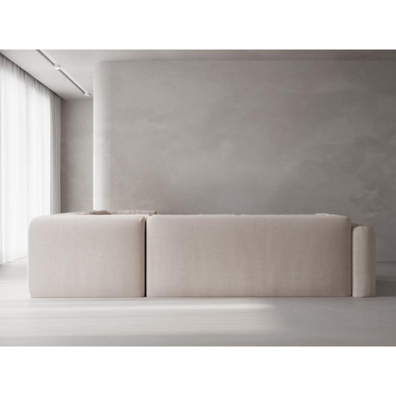 Canapé modulaire Freddie, Mélange de polyester ivoire Nevis