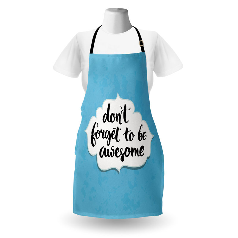 No Pattern Bib Apron