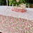 Rectangle Tablecloth - Pink And Green floral Beatrice-108347036