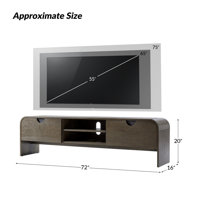 Lekya 72"W Media Console