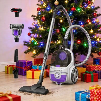 Aspirateur traîneau sans sac 1200w amélioré, rembobinage automatique du filtre, filtre Hepa H13, grande capacité de 3,7 pintes, 5 outils pour les planchers durs, tapis, animaux de compagnie, revêtement, carreaux, voiture, etc.