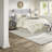 Ivory 7-piece Bedding Sets, Elegant Tufted Design For Home