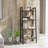 54.5'' H X 22'' W 4-Tier Ladder Bookshelf Industrial Wooden Bookcase with Metal Frame-564117840