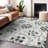 Premium Machine Washable Prisco Black Rug-865740230