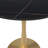 Bristol 24" Round Dining Table With Sintered Stone Top And Stainless Steel Pedestal Base-2108404297