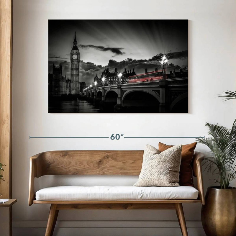 Sireci Westminster Bridge Sunset, 32" H x 48" W