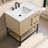 Cherita 30" Single Bathroom Vanity With Engineered Stone Top