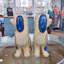 Staffordshire Dogs Blue Pair